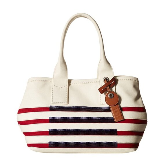 Marc by Marc Jacobs - St Tropez Tote (Ecru/Breton Red) Tote Handbags - Picture 1 of 1